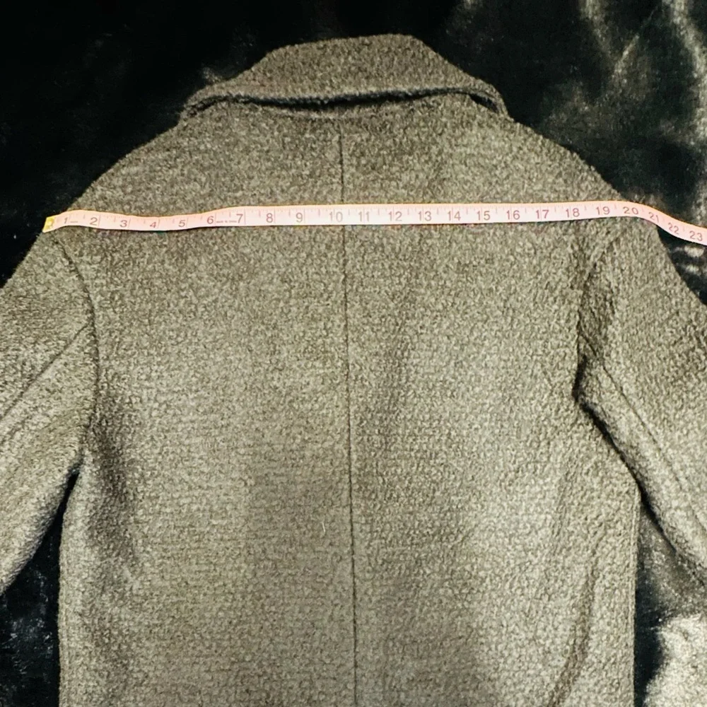 KARL LAGERFELD Black Long Double Breasted Coat